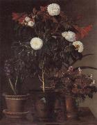 Jensen Johan Gardenia and Amaryllis oil on canvas